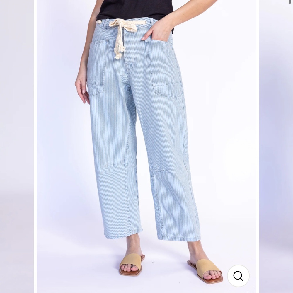 NWT Náti Sailor Barrel Pants with Rope Belt